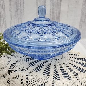 Vintage Indiana Glass Bowl with Lid